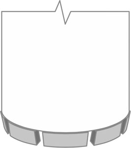 Загиб алмазных сегментов Загиб алмазных сегментов