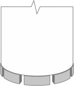 Засаливание алмазных сегментов Засаливание алмазных сегментов