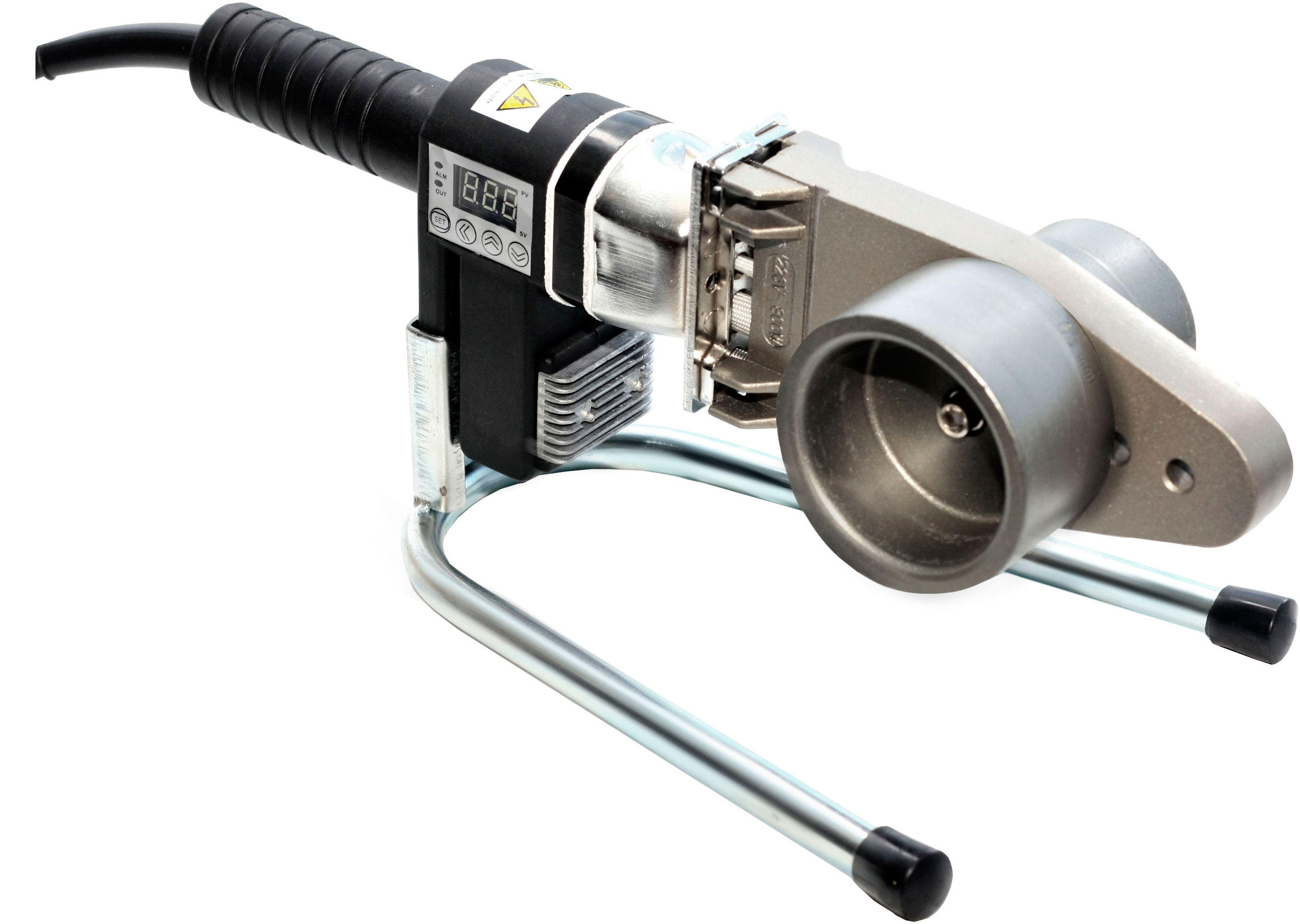 Паяльник для полипропиленовых труб KERN Welder R63E cо сварочными насадками Ø 16 – 63 мм Паяльник для полипропиленовых труб KERN Welder R63E cо сварочными насадками Ø 16 – 63 мм