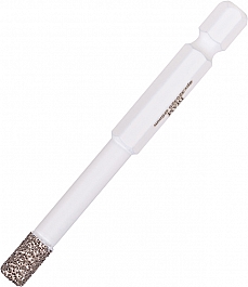 Алмазное сверло вакуумного спекания Diam Extra Line V-Tech HEX-E 1/4" 6 мм