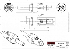 Чертеж тепловентилятора для поджига Leister Igniter BM4