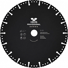 Диск алмазный универсальный Keos Professional 230 мм Диск алмазный универсальный Keos Professional 230 мм