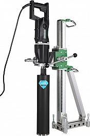 Дрель для алмазного сверления Bycon DMP-132D со стойкой Дрель для алмазного сверления Bycon DMP-132D со стойкой