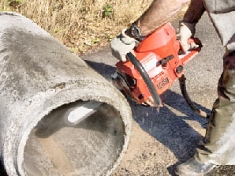 Эксплуатация бензореза Husqvarna K 970 Chain