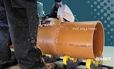 Эксплуатация электрического трубореза для пластиковых труб Exact PipeCut P400 System Эксплуатация электрического трубореза для пластиковых труб Exact PipeCut P400 System