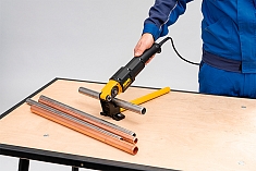 Эксплуатация электрического трубореза Rems Nano