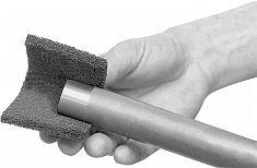 Эксплуатация губки для зачистки медных труб Rems Cu-Vlies 10 шт. Эксплуатация губки для зачистки медных труб Rems Cu-Vlies 10 шт.