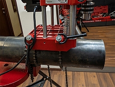 Эксплуатация станка для вырезания отверстий в трубах Voll SDM152