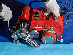 Эксплуатация сварочного автомата горячего воздуха СварПом СП51 20 мм