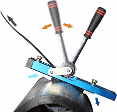 Эксплуатация устройства для снятия внешнего грата после стыковой сварки полиэтиленовых труб Rotorica Red 400