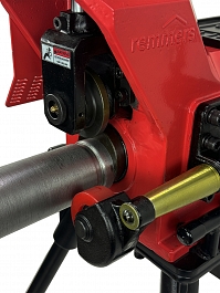 Накатка желобков на трубе желобонакатчиком Remmers Mustang 2-8 Накатка желобков на трубе желобонакатчиком Remmers Mustang 2-8