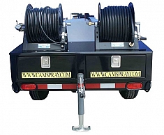 Гидродинамическая машина для прочистки труб (размещение на прицепе) CAM Spray Серия SK доп. барабан Гидродинамическая машина для прочистки труб (размещение на прицепе) CAM Spray Серия SK доп. барабан