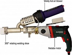 Характеристики ручного сварочного экструдера для сварки пластика Welping WP40H Характеристики ручного сварочного экструдера для сварки пластика Welping WP40H
