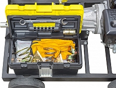 Инструментальный ящик штанговых бензиновых прочистных машин для канализации Crocodile Mamont 2.0 Инструментальный ящик штанговых бензиновых прочистных машин для канализации Crocodile Mamont 2.0