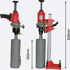 Использование дрели алмазного бурения Saturn OB-110E Использование дрели алмазного бурения Saturn OB-110E