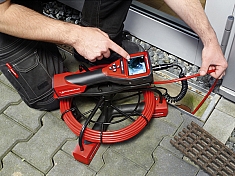 Использование камеры для видеодиагностики Rothenberger Roscope i2000 Использование камеры для видеодиагностики Rothenberger Roscope i2000