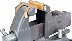 Использование латунных накладок для зажимных губок слесарных тисков Reed VC5 Использование латунных накладок для зажимных губок слесарных тисков Reed VC5