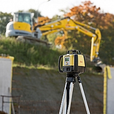 Использование лазерного ротационного нивелира Leica Rugby 670 / 680 Использование лазерного ротационного нивелира Leica Rugby 670 / 680