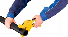 Использование ножниц для пластиковых и металлопластиковых труб Rems Ros P 63 S Использование ножниц для пластиковых и металлопластиковых труб Rems Ros P 63 S