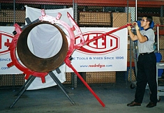 Использование поворотного роторного трубореза Reed Rotary Cutter RC30S