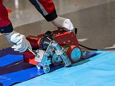 Использование сварочного автомата горячего воздуха СварПом СП51 40 мм