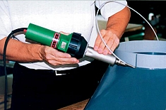 Использование сварочного термофена Leister Triac PID