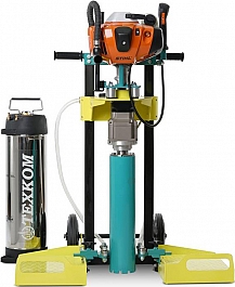 Керноотборник бензиновый для асфальтобетона Техком КО-200 СТ вид спереди