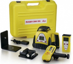 Комплектация лазерного ротационного нивелира Leica Rugby 280DG