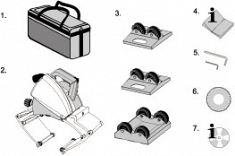 Комплектация трубореза электрического Exact PipeCut 360E System Комплектация трубореза электрического Exact PipeCut 360E System