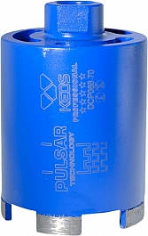 Коронка алмазная по бетону для подрозетников под микроудар Keos Pulsar M16 68/70 мм