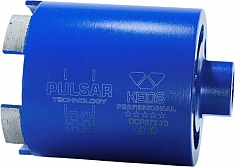 Коронки алмазные по бетону для подрозетников под микроудар Keos Pulsar M16 72/70 мм