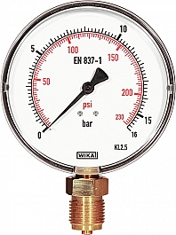 Манометр ручного опрессовщика Rems Push Inox