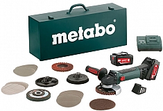 Набор аккумуляторной УШМ Metabo W 18 LTX 125 Quick Inox Набор аккумуляторной УШМ Metabo W 18 LTX 125 Quick Inox
