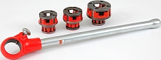 Наборы клуппов трубных для нарезания резьбы с трещоткой Ridgid 00-R NPT RH Alloy 1/2"-1"