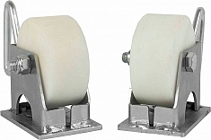 Направляющие с полиэтиленовыми роликами двойной опоры для труб DWT Twin Stand Направляющие с полиэтиленовыми роликами двойной опоры для труб DWT Twin Stand