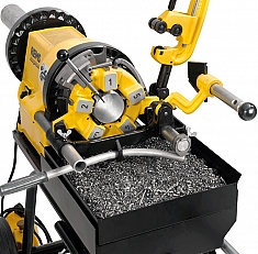 Нарезка резьбы станком резьбонарезным Rems Magnum до 3" Нарезка резьбы станком резьбонарезным Rems Magnum до 3"