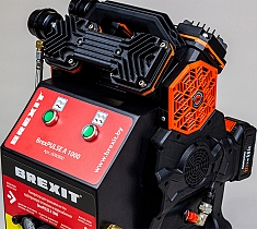 Панель управления аккумуляторного компрессора для промывки системы отопления Brexit BrexPulse A1000