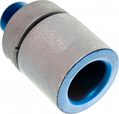 Парная насадка для паяльника полипропиленовых труб Dytron Blue Teflon 20 мм вид снизу