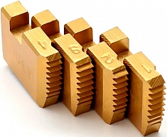 Плашки клуппа электрического резьбонарезного Hongli SQ30-2B 1/2"-2" BSPT R HSS TiN Плашки клуппа электрического резьбонарезного Hongli SQ30-2B 1/2"-2" BSPT R HSS TiN