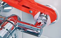 Применение арматурного ключа Rothenberger 90° Применение арматурного ключа Rothenberger 90°