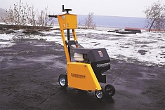 Применение бензинового резчика кровли Сплитстоун CR-146 Honda GX200