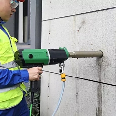 Применение дрели для алмазного бурения Bycon DMP-162P Применение дрели для алмазного бурения Bycon DMP-162P