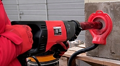 Применение дрели для алмазного сверления Diam ML-180/3 Применение дрели для алмазного сверления Diam ML-180/3