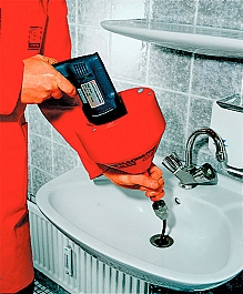 Применение электрического аппарата для прочистки труб Rothenberger Rospi R 36 Plus Standard Elektro Применение электрического аппарата для прочистки труб Rothenberger Rospi R 36 Plus Standard Elektro