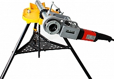 Применение клуппа электрического резьбонарезного Hongli SQ30-2B 1/2"-2" BSPT R HSS