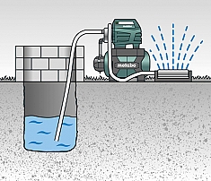 Применение станции насосной Metabo HWW 6000/25 INOX Применение станции насосной Metabo HWW 6000/25 INOX