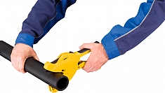 Применение ножниц для пластиковых и металлопластиковых труб Rems Ros P 63 S Применение ножниц для пластиковых и металлопластиковых труб Rems Ros P 63 S