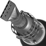 Применение плоской перфорированной насадки для строительного фена Forsthoff 40 мм Применение плоской перфорированной насадки для строительного фена Forsthoff 40 мм