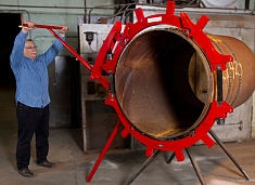 Применение поворотного роторного трубореза Reed Rotary Cutter RC42S