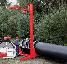 Применение сварочной машины для стыковой сварки труб Rothenberger Roweld P 1200 B Professional Применение сварочной машины для стыковой сварки труб Rothenberger Roweld P 1200 B Professional